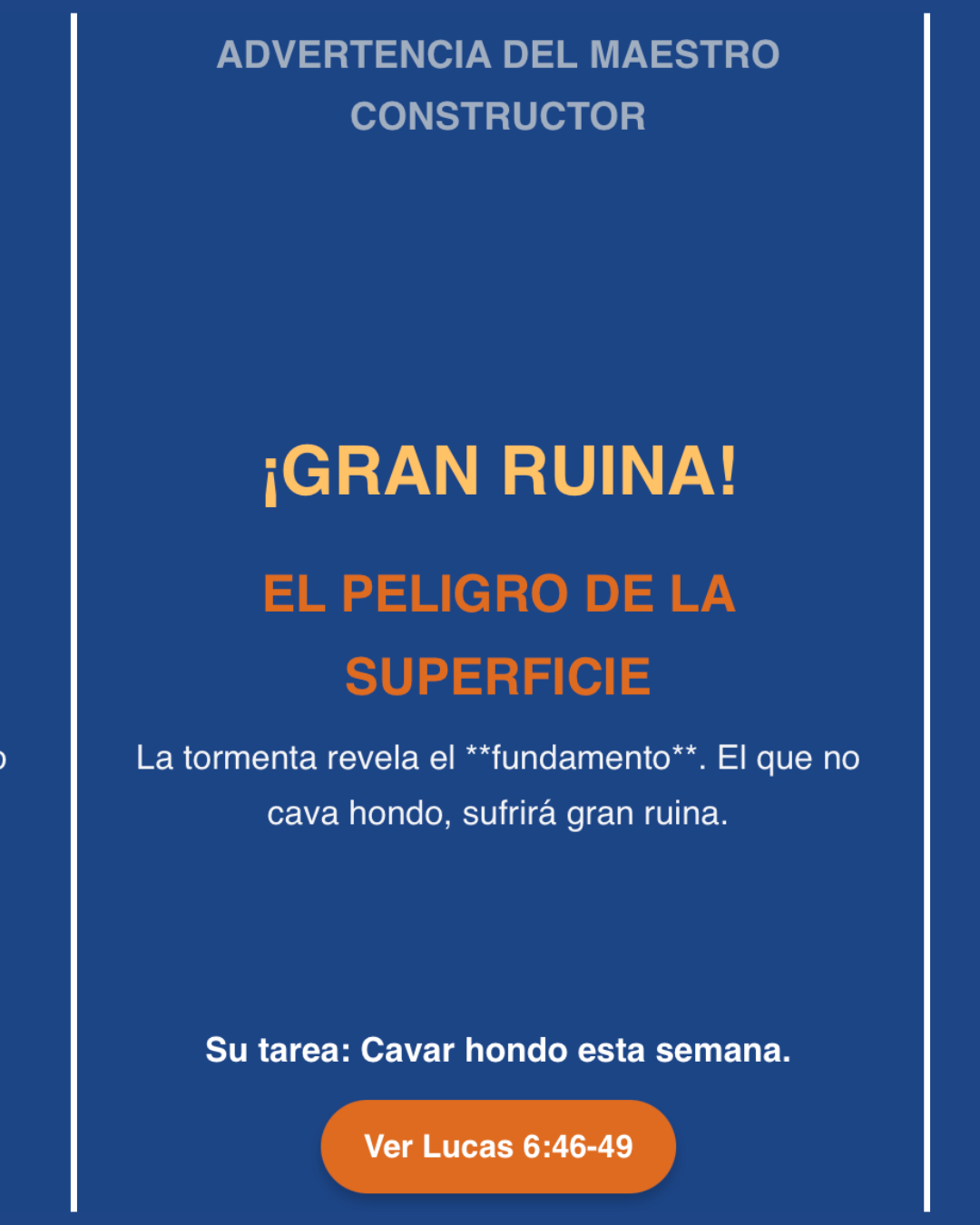 Post de Instagram sobre la Obediencia Costosa