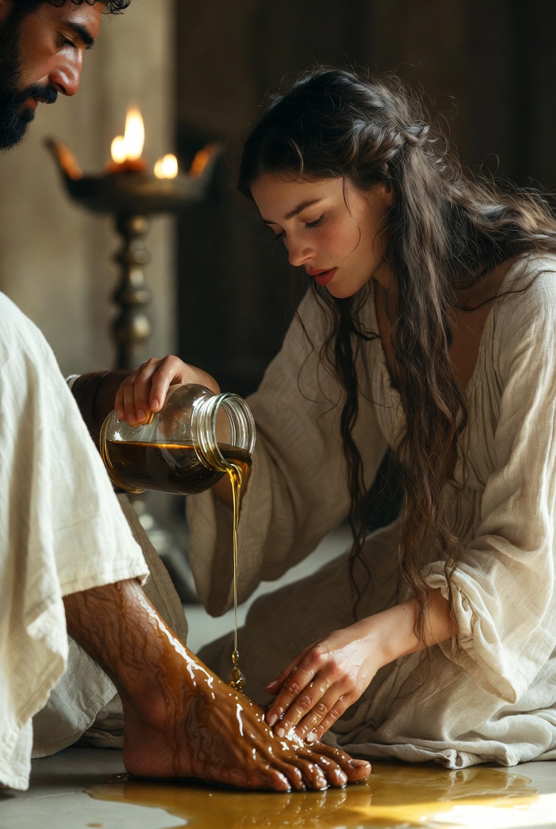 Mary’s Costly Devotion – Perfume Bottle